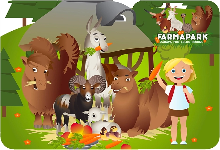 Suport de masă 3D Farmapark animăluțe PRIME
