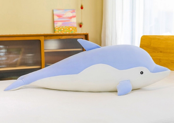 Mascotă din pluș delfin albastru 30 cm