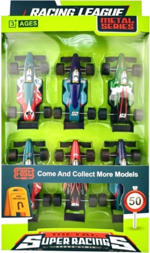 Set mașini Formula 1 (6 buc.)