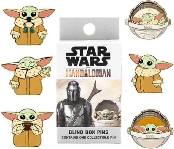 Funko Star Wars: The Mandalorian insignă metalică de colecție Grogu - 1 bucată