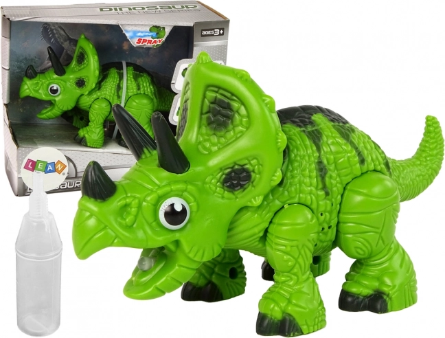 Dinozaur interactiv Triceratops cu abur și sunet