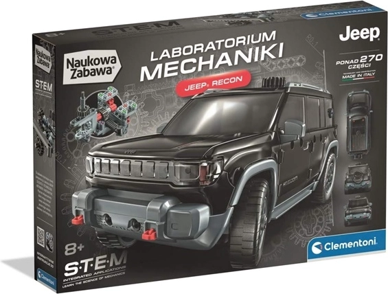 Clementoni distracție științifică Labo mecanică Jeep recon - 1 bucată