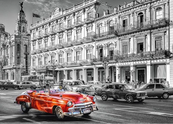 Puzzle Paseo de Marti, Havana 1000 piese Cherry Pazzi
