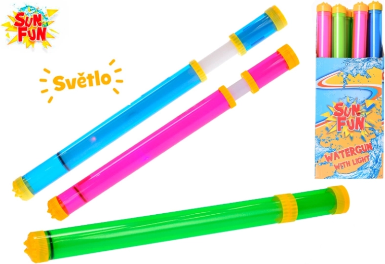 Pistolă cu apă Sun Fun cu pompă și lumină 48 cm