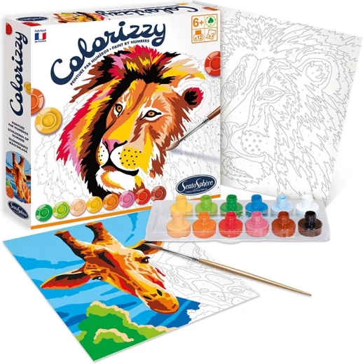 Sentosphere Colorizzy savană – pictură pe numere