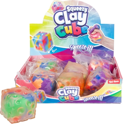 Cub antistres de strâns 6 cm, mix de culori