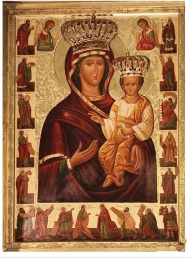 Norimpex Pictură după numere Maica Domnului din Bieszczady 40 × 50 cm