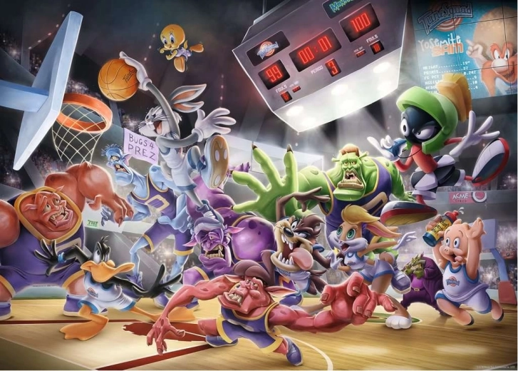 Puzzle SPACE JAM Final Dunk – 1000 piese RAVENSBURGER