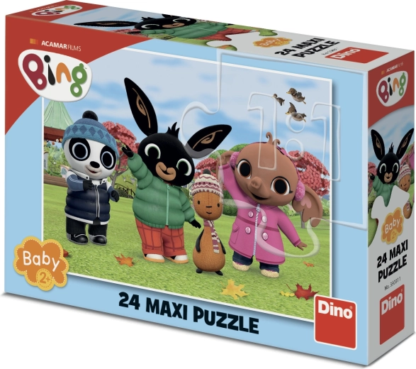 Maxi puzzle Bing toamna – 24 piese