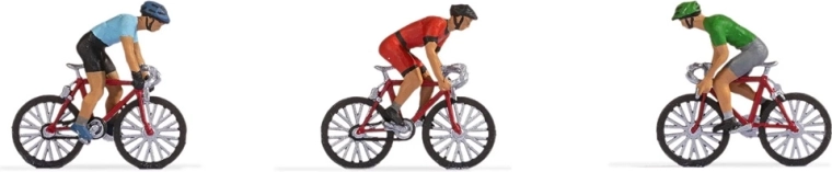 Noch set de figurine cicliști (H0)