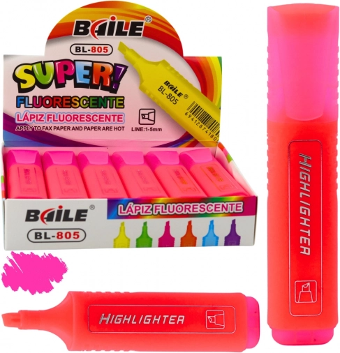Subliniator neon intens roz