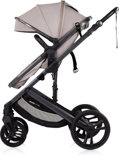 Cadru cu suspensie și roți mari