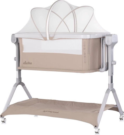 Pătuț electric pentru bebeluși Chipolino 3 în 1 Electra Cashmere