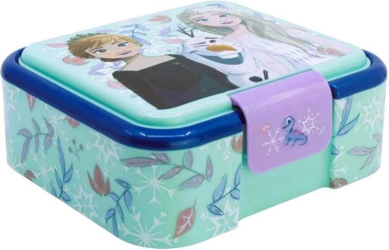 Cutie pentru gustare Frozen cu 3 compartimente - 1 bucată