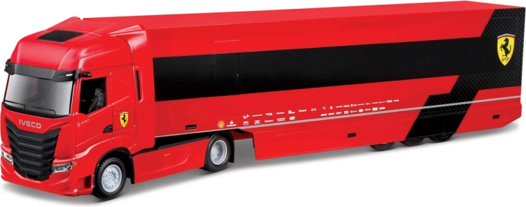 Camion Iveco cu semiremorcă pentru transportul monopostului