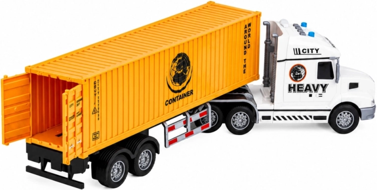 Container detașabil și uși spate care se deschid