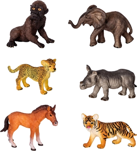 6 figurine realiste cu animale sălbatice