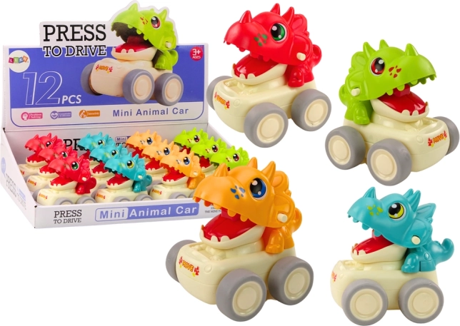 Triceratops Dino Mașinuță 4 tipuri