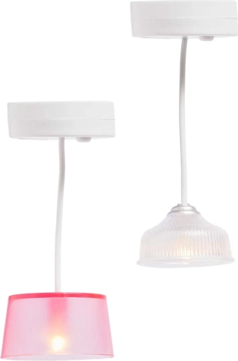 Două lămpi suspendate pentru un mini-interior modern