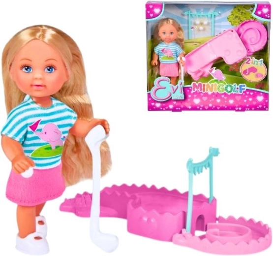 Păpușa Evi set minigolf