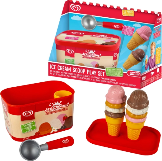 Set de joacă Casdon Algida – înghețată în cutie (4 arome)