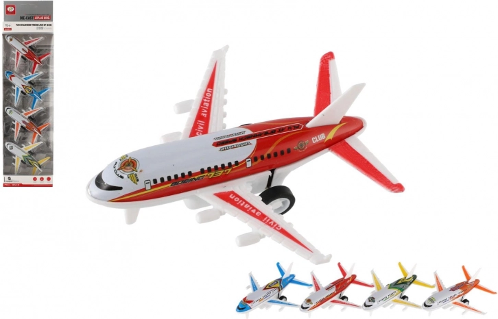 Set de avioane personale cu mecanism pull-back – 4 buc.