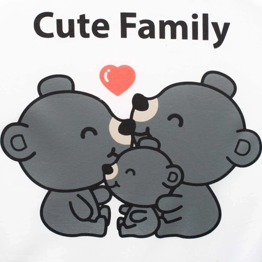Motivul adorabil Cute Family
