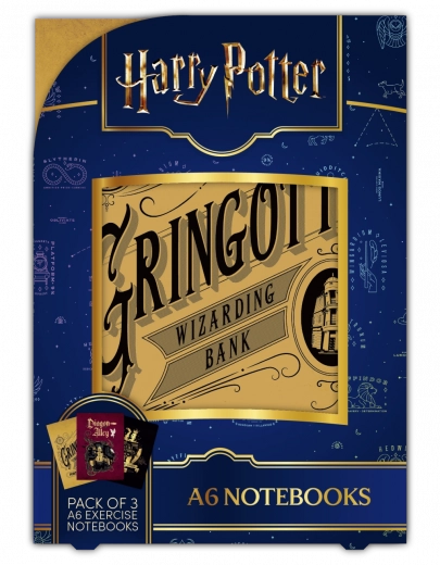 Set de caiete dictando A6 Harry Potter Magical Locations