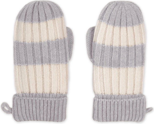 Mănuși din merino Lodger Stripe Storm, măr. 1–2 ani