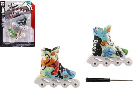 Mini patine deget cu șurubelniță - mix culori