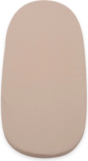 Cearșaf de bumbac pentru cărucior 35×75 cm cappuccino