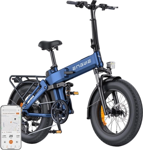 Bicicletă electrică pliabilă ENGWE Engine Pro 3.0 Boost 250 W 20" albastră