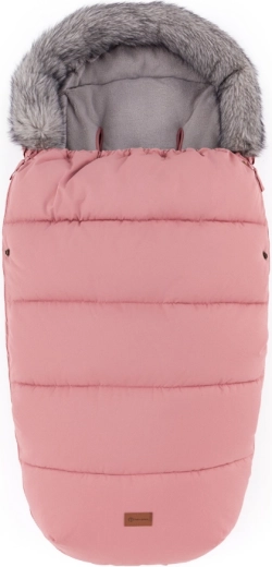 Petite&Mars sac de iarnă pentru cărucior 4 în 1 Comfy roz pudrat