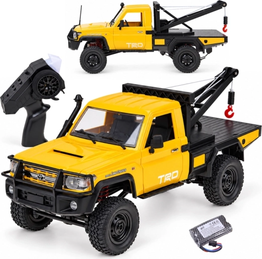 Toyota Land Cruiser 4×4 controlat de la distanță, cu troliu, la scara 1:12