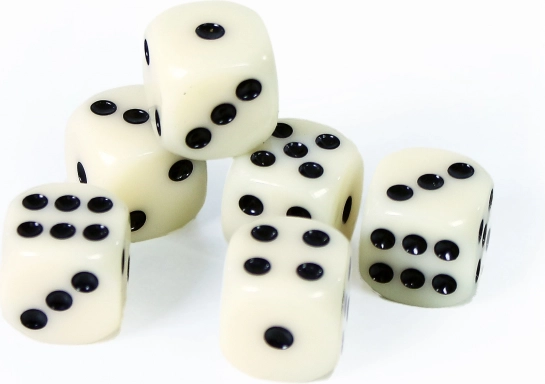 Set de zaruri - 6 buc