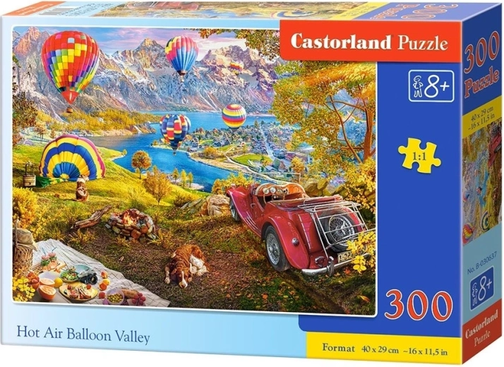 Puzzle Castorland Valea baloanelor cu aer cald, 300 de piese