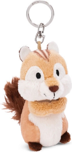 Breloc din pluș veveriță Chipmunk Jojo 9 cm NICI GREEN