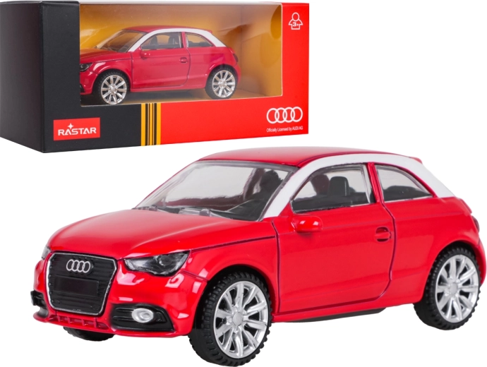 Model metalic Audi A1 RASTAR la scara 1:43, roșu