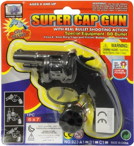 Pistol cu capse din plastic pentru copii