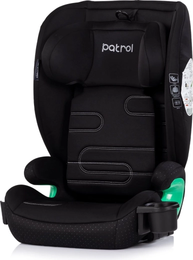 Scaun auto Chipolino Patrol i-Size 100–150 cm ISOFIX noir