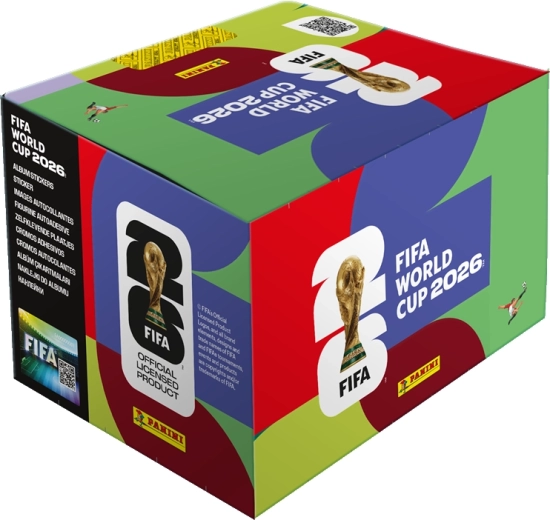 FIFA World Cup 2026 colecție de autocolante de colecție – box cu 100 de plicuri