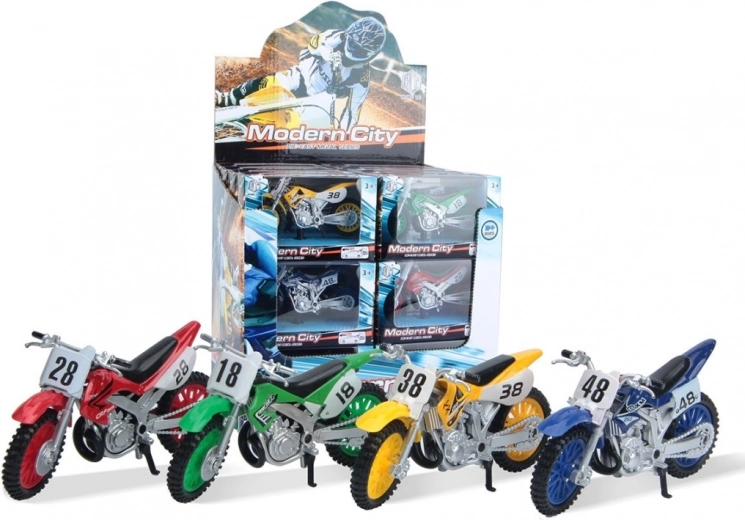 Motocicletă de curse metalică 11,5 × 4,5 × 7,5 cm