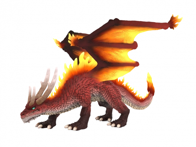 Figurină Dragonul de Foc Mitic