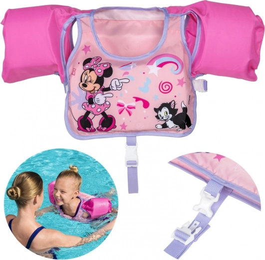 Vestă de înot pentru copii cu mâneci Minnie Mouse 3-6 ani