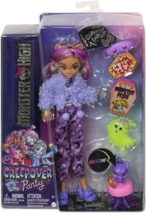 Păpușă MONSTER HIGH Creepover Party Clawdeen Wolf