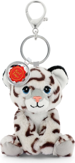 Keeleco breloc pentru geantă leopard de zăpadă 12 cm