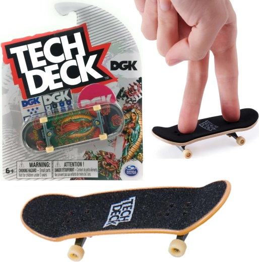 Tech Deck fingerboard DGK Sfânta Maria + autocolante