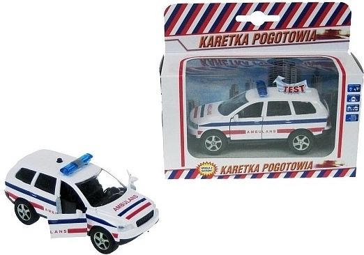 Ambulanță 11 cm cu voce în poloneză