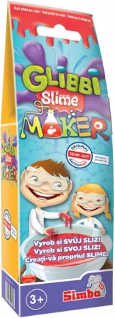 Glibbi Slime Maker – pudr pentru slime de baie, 3 culori
