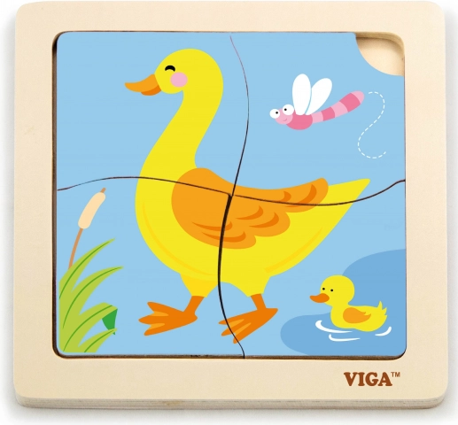 Puzzle din lemn Viga Rață